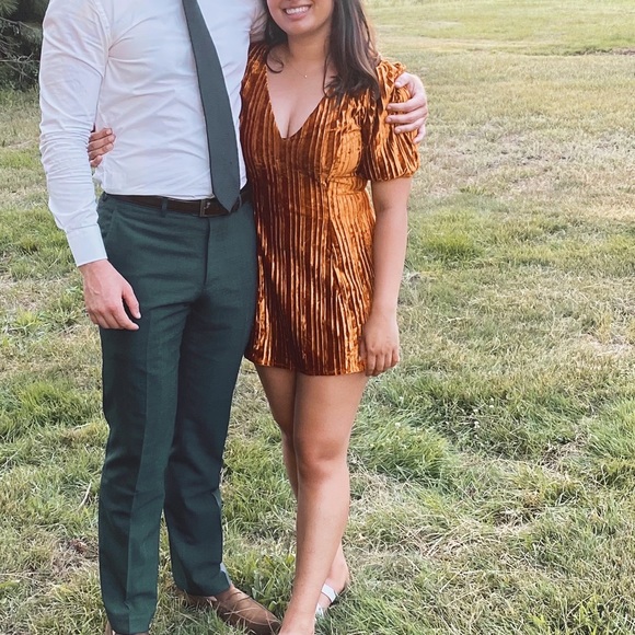 House of Harlow 1960 x Revolve Maritza Dress Rust - Picture 5 of 5